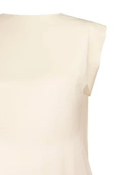 Nora Gown in Ivory Silk Satin