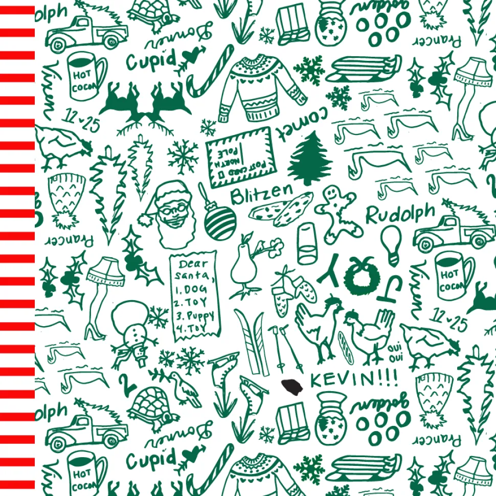 North Pole Christmas Baby Bib