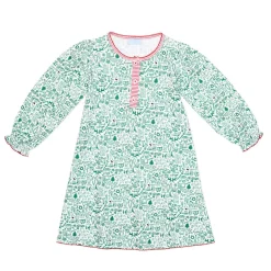 North Pole Christmas Girls Tess Lounge Dress