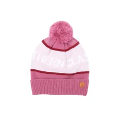 Northern Classics Knit Pom Hat in Rose Pink & Ballerina Pink