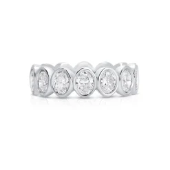 NS Bezel Oval Eternity Band