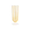 Nuovo Stripe Champagne Glass in Yellow