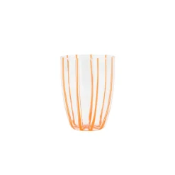Nuovo Stripe Tall Tumbler in Orange