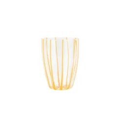 Nuovo Stripe Tall Tumbler in Yellow