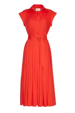 Octavia Dress in Red