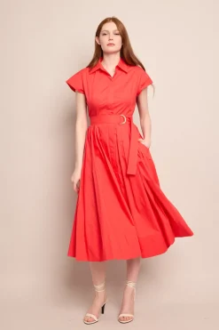 Octavia Dress in Red