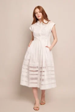 Octavia Dress in White