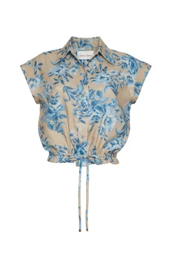 Octavia Top in Farfella Ginger Root