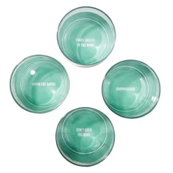 Octopus Double Old Fashion Glass in Gift Box, Set of 4