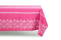 Ojete Rectangular Tablecloth in Bougainvillea