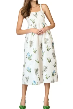 Olena Dress in Pearl Panicle