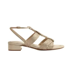 Olga Block 30 Sandal in Golden