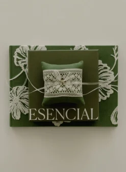 Olive Lace Ring Pillow