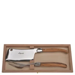 Olive Wood 2-Piece Cheese Set