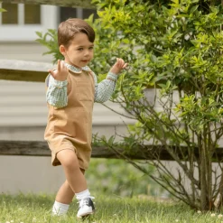 Oliver Overalls in Clubhouse Camel Corduroy
