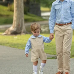 Oliver Overalls in King's Way Khaki Corduroy