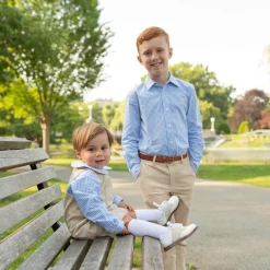Oliver Overalls in King's Way Khaki Corduroy
