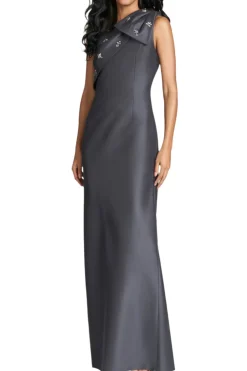 Olivia Gown in Charcoal