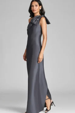 Olivia Gown in Charcoal