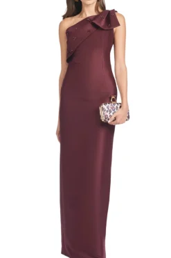 Olivia Gown in Malbec