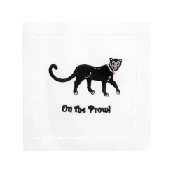 On The Prowl Cocktail Napkins, Set of 4
