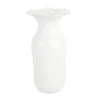 Ondulata White Large Vase