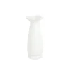 Ondulata White Tall Vase