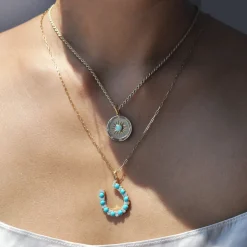 Opal Heart Starlight Pendant