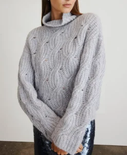 Opaline Sweater in Grey Sky