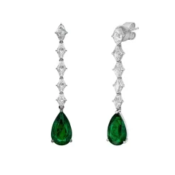 Opera Emerald Drop Earrings