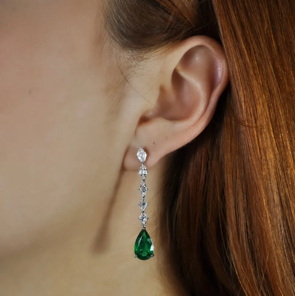 Opera Emerald Drop Earrings