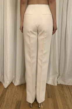 Ophelia Slim Leg Pant in Wool & Cotton