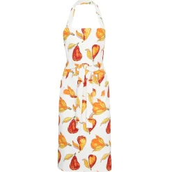 Orchard Pear Apron in Burgundy