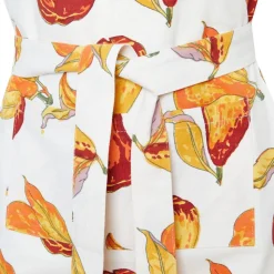 Orchard Pear Apron in Burgundy