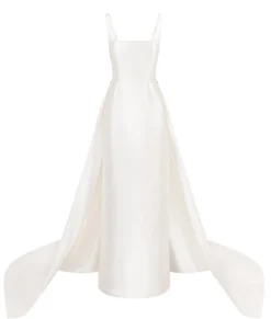 Organza Peekaboo Silk Mikado Gown | STYLE 111