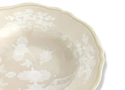 Oriente Italiano Antico Doccia Soup Plate in Meringa