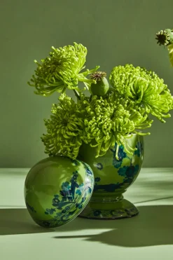 Oriente Italiano Large Egg With Cover in Iris