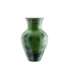 Oriente Italiano Large Ming Vase in Malachite