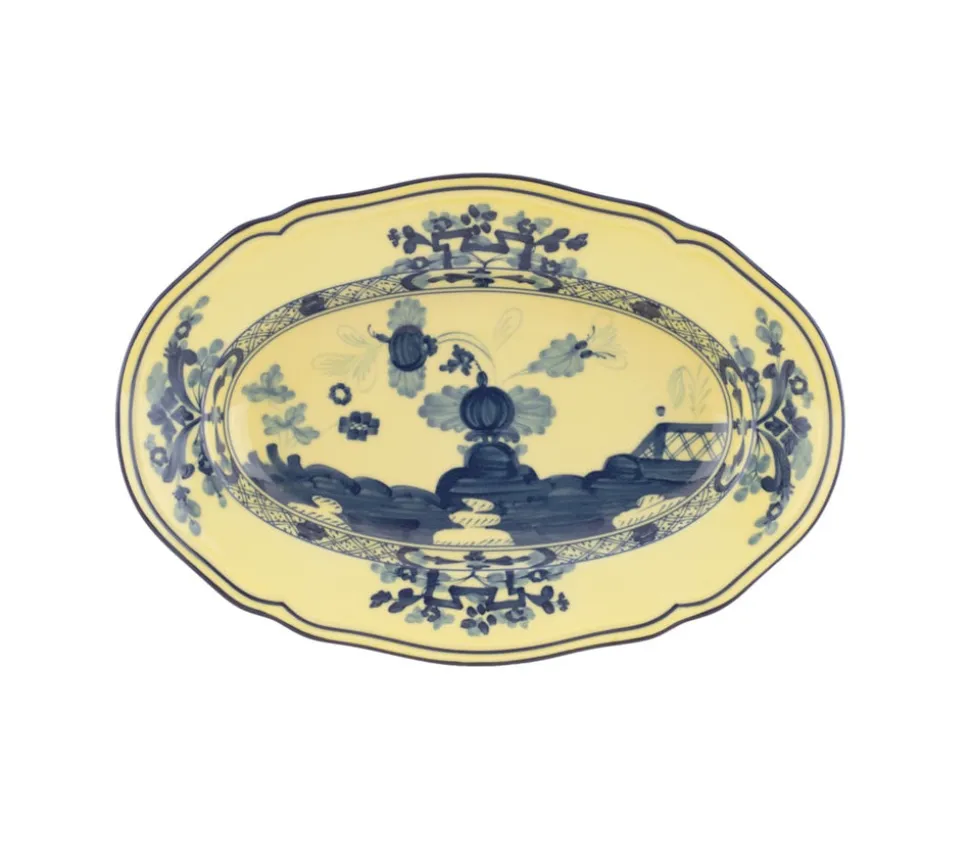 Oriente Italiano Large Oval Platter in Citrino