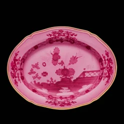 Oriente Italiano Large Oval Platter in Porpora