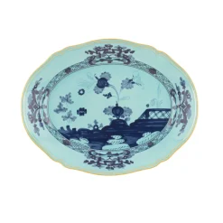 Oriente Italiano Large Oval Platter in Iris