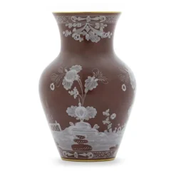 Oriente Italiano Ming Vase in Castagna