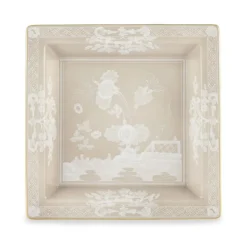 Oriente Italiano Oggetti Large Squared Change Tray in Meringa