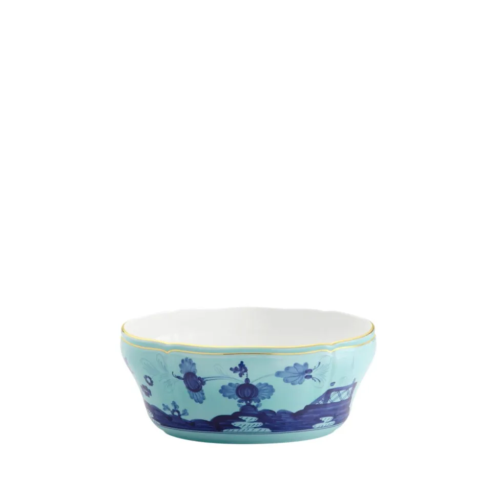Oriente Italiano Oval Salad Bowl in Iris