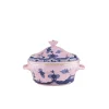 Oriente Italiano Oval Tureen With Cover in Azalea