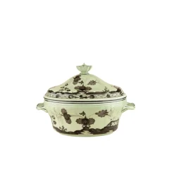 Oriente Italiano Oval Tureen With Cover in Bario