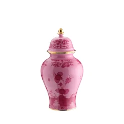 Oriente Italiano Potiche Vase With Cover in Porpora