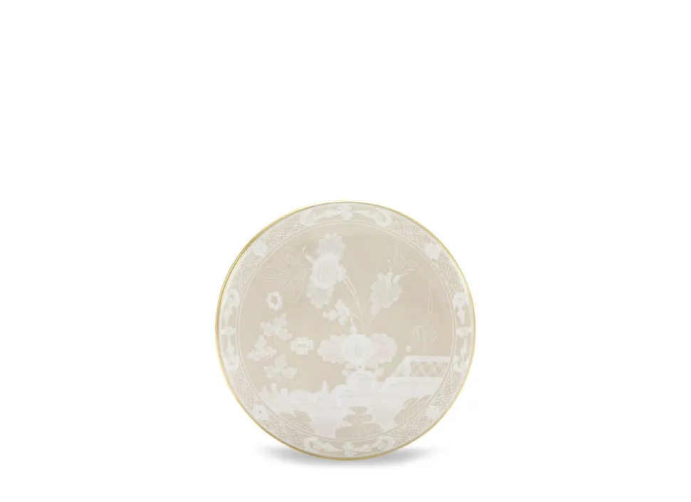 Oriente Italiano Round Box With Cover in Meringa