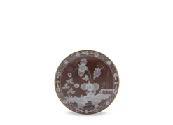 Oriente Italiano Round Box With Cover in Castagna