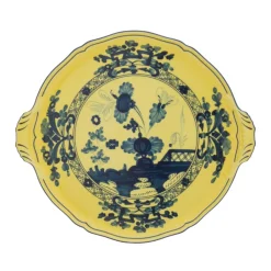 Oriente Italiano Round Cake Plate in Citrino